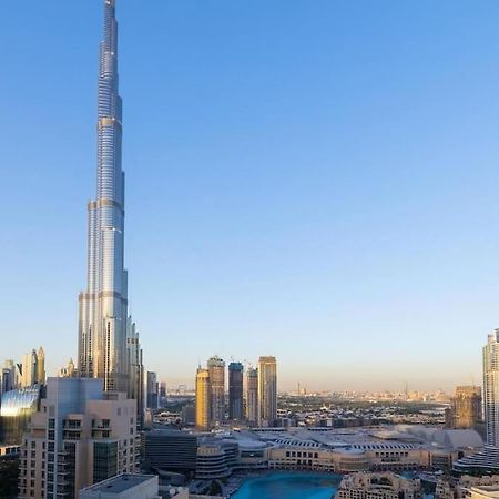 Luxury Burj Khalifa View - Mins Walking Dubai Mall Lägenhet Exteriör bild